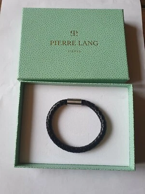 Pierre lang Armband NEU LEDER 19 cm Unisex  - Bild 1 von 4