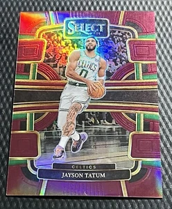 2023-24 Panini Select 114/175 Jayson Tatum Celtics púrpura Prizm Concourse #45 - Imagen 1 de 4