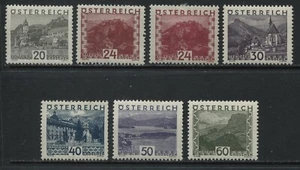 Austria 1929-30 20 to 60 groschen mint hinged - Picture 1 of 1