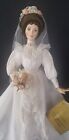 VICTORIAN BRIDE DOLL 19" GEORGETOWN COLLECTION "CATHERINE" PRISTINE W STAND