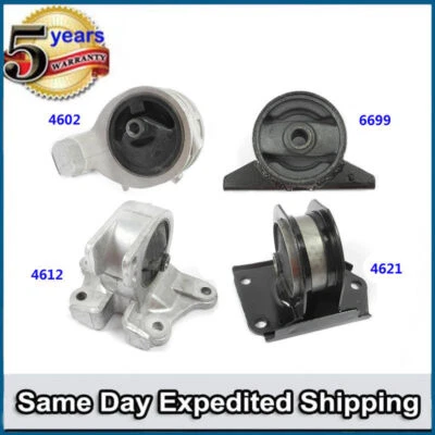 Engine Motor & Trans Mount Set 4PCS Auto Fits 00-05 Mitsubishi Eclipse 2.4L M046 - Image 1 of 4