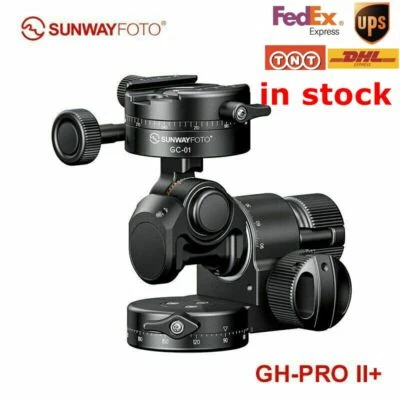 DHL SunwayFoto GH-PRO II+ Geared Head Tripod Head for DSLR Panoramic Cameras UK - Image 1 of 3