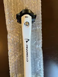 Pinarello Dogma/Gan/Paris/Prince - A214 White Carbon Seatpost Setback - NEW - Picture 1 of 5