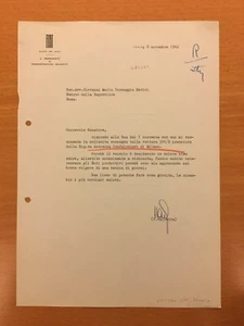Brief signiert von Vittorio Giuseppe Valletta - Bild 1 von 1