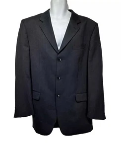 ALBERT NIPON Mens Gray Jacket Blazer Wool Size 42L - Picture 1 of 6