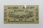 BTC Railway Ticket 6365 Wimbledon to Berrylands Malden Manor or Worcester Park 