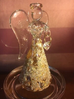 Glasengel handgearbeitet in Deutschland reichlich dekoriert  3853  Art 7 - Bild 1 von 4