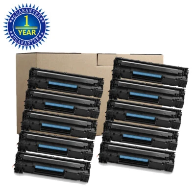 10 PK CE285A Toner compatible for HP  LaserJet Pro P1102 P1102w M1132 M1212nf - Image 1 of 4