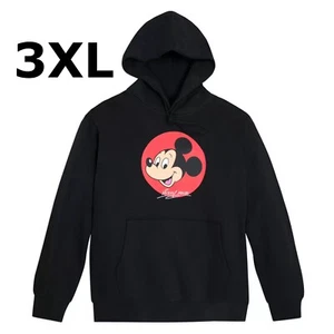 Disney Parks Mickey Mouse Black Pullover Hoodie Adult 3XL - Picture 1 of 4