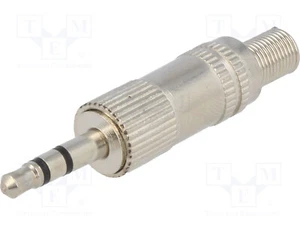 Klinkenstecker aus Metall 3,5 mm Stereo mit Knickschutz Klinke Jack - Picture 1 of 2