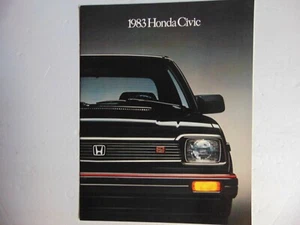 Brochure vendita concessionaria auto originale HONDA CIVIC 1983 - Foto 1 di 1