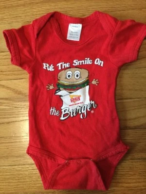 IN-N-OUT 汉堡 婴儿连体衣 尺寸 新生儿 Inn Out 婴儿 — 第 1/4 张图片