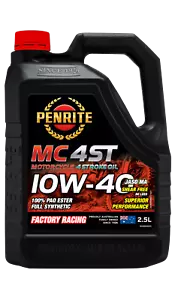 Penrite MC-4ST 10W-40 100% PAO Ester Full Synthetic 2.5L Motorcycle Motorbike - Picture 1 of 1