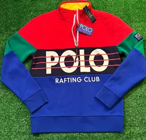 New Polo Ralph Lauren Hi Tech Rafting Club Pullover Sweatshirt Size M NWT - Picture 1 of 5