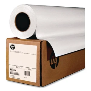HP C1860A DesignJet 24" x 150' 4.7 mil Format Paper - Large White (1-RL) New - Afbeelding 1 van 4