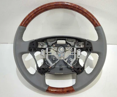 Novo Volante de Madeira Toyota Couro Cinza Genuíno Fabricante de Equipamento Original 2005-2010 Avalon Bom - Imagem 1 de 4