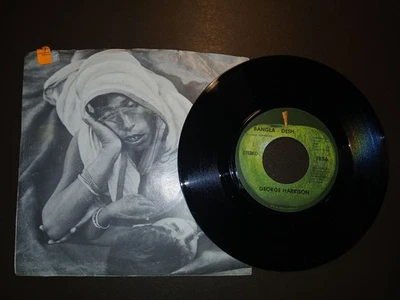 GEORGE HARRISON Bangla Desh / Deep Blue (Pic Sleeve Split Open) 45 Vinyl Record Foto 1 de 4