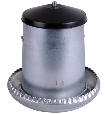 Geflügelfutterautomat 5 kg verzinkt! - Futterautomat für Hühner Gänse etc - Bild 1 von 2