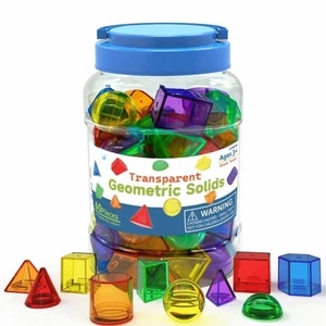 Colorful Geometric Solids Toy Education Teaching Aids Kids Learning - Picture 1 of 9