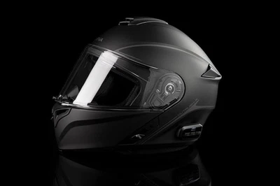 New! Sena Outrush R Solid Bluetooth Motorcycle Helmet – Large (Matte Black) SP85 - Image 1 of 3