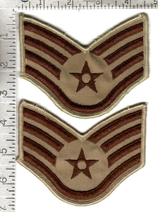 USAF Patch Chevrons (um 1991-92) Desert Storm Chevrons - Staff Sergeant - Bild 1 von 1