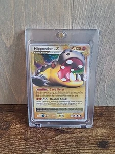 Hippowdon LV. X 107/111 Pokemon Card Holo Foil 2009 Rising Rivals Lv X LP - Picture 1 of 12