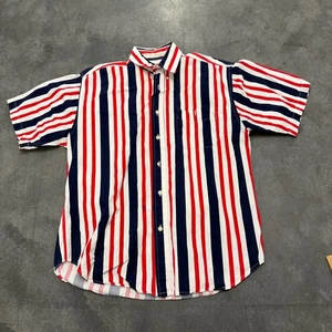 Size M - Cambridge Classics Shirt Mens Multi Striped Button Down Ships Fast! - Picture 1 of 5