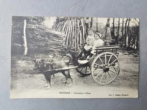 CPA / Carte postale ancienne - RESTIGNE Charette à Chien Attelage de chien (37) - Picture 1 of 12