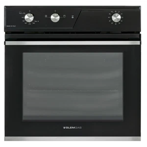 GLEM GAS GFRF21BK FORNO DA INCASSO 69LT ELETTRICO E GAS VENTILATO CLASSE A NERO - Foto 1 di 3