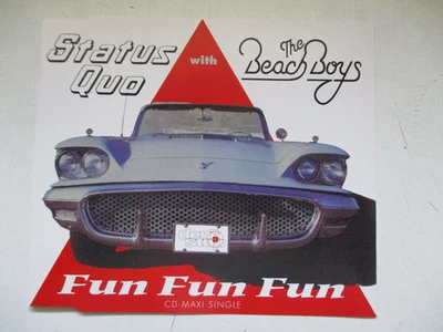 STATUS QUO with The Beach Boys "fun fun fun" - CD-single, made in Germany - - Bild 1 von 2