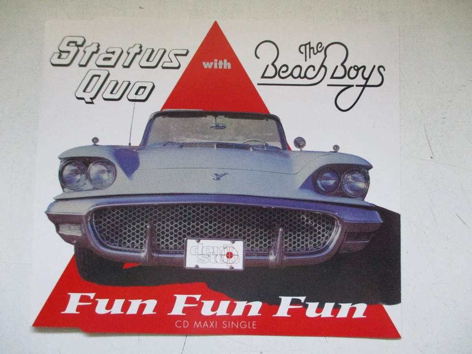 STATUS QUO with The Beach Boys "fun fun fun" - CD-single, made in Germany - - Bild 1 von 2