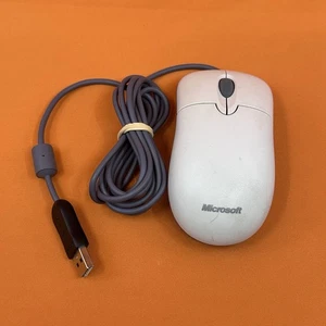Vintage Microsoft Basic Optical Mouse USB PS/2 PS2 Compatible - Tested - Picture 1 of 2