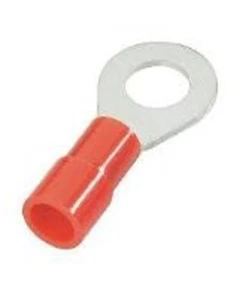 CAPICORDA PREISOLATI AD OCCHIELLO ROSSO FORO 4MM PER CAVO UNIPOLARE 0,25-1,5 MMQ - Picture 1 of 1