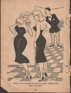 RISQUE ONE PANEL CARTOON FROM JULY 1966 JOKER DIGEST MAGAZINE - Picture 1 of 1
