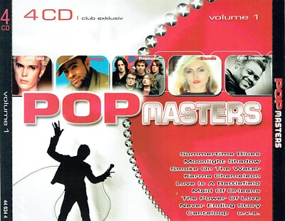 (4CDs) Pop Masters - Volume 1 - Lulu, Pussycat, Deep Purple, Laid Back, Blondie - Bild 1 von 2