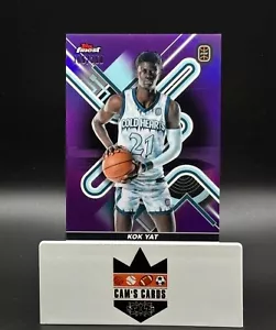 Kok Yat 2022-23 Topps Finest Overtime Elite Purple Refractor 165/250 - Picture 1 of 2