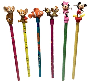 DISNEY TOM AND JERRY MINNIE TOPOLINO MICKEY NEMO CIP E CIOP MATITA TOPPER 3D - Imagen 1 de 13