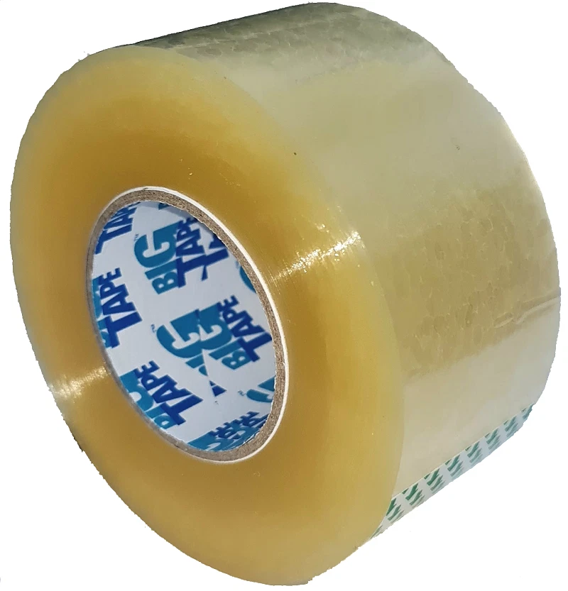 Clear Packing Tape 48mm x 150m BIG TAPE Branded Packaging Sealing Secure