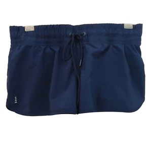 Lands End Swim Shorts Womens 8 Petite Lined 3" Quick Dry UPF 50+ Blue Boardshort - Picture 1 of 11