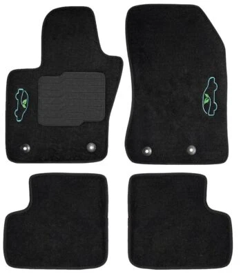 ecoMats Custom Fit Carpet Floor Mats for 2015 to 2023 Jeep Renegade Front & Rear — 第 1/4 张图片
