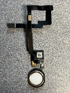 Conjunto de botón de inicio para Apple iPad Mini 3 - blanco/plateado - Imagen 1 de 3