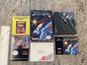 Original Nintendo NES Video Game - Destination Earthstar w/ Box, Manual, Inserts