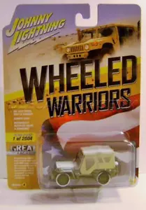 WWII WILLYS MB JEEP V/B WHEELED WARRIORS MILITARY JOHNNY LIGHTNING - Picture 1 of 2
