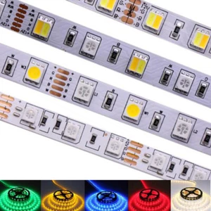 1M 5M SMD 5050 RGB white Waterproof 300 LED Flexible Tape Strip ribbon Light12V - Picture 1 of 10