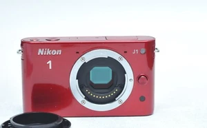 Nikon 1 J1 Mirrorless Digital Camera Body Red - Picture 1 of 5