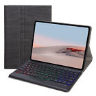 Gift For Microsoft Surface Go 4 2023 Bluetooth Keyboard Leather Stand Case Cover