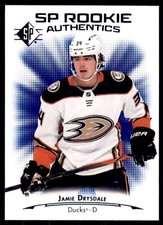 2021-22 UD SP Hockey Rookie Authentics Blue #136 Jamie Drysdale