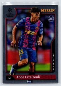 Novato Abde Ezzalzouli 2021 cromado de la UEFA #78 FC Barcelona - Imagen 1 de 2