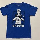 T-shirt Naruto Shippuden homme taille petite Shonen Jump bleu chemise à manches courtes anime