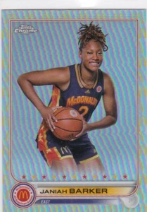 2022 Topps Chrome McDonald's All American Logo Refractors #73 JANIAH BARKER R/C - Bild 1 von 1